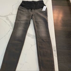 H&M maternity jeans, super skinny, Size M, Black wash, brand new with tags